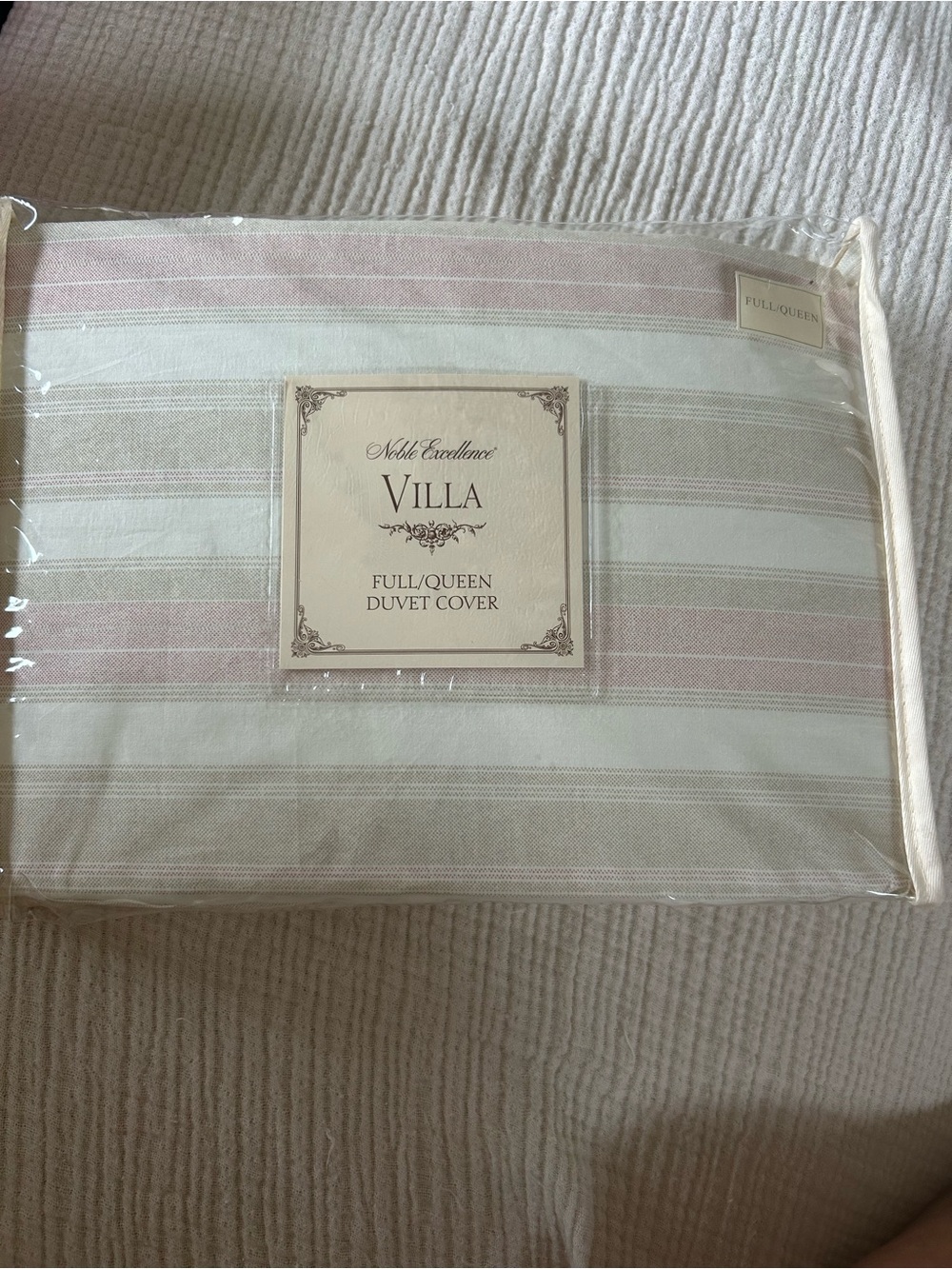 NWT Noble Excellence Villa Rosa Collection Amalfi Full/Queen Duvet Cover.